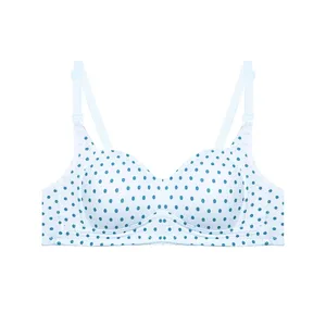 سوتین دخترانه مدل اسفنجی دکلته بدون فنر کاپ A کد 13155