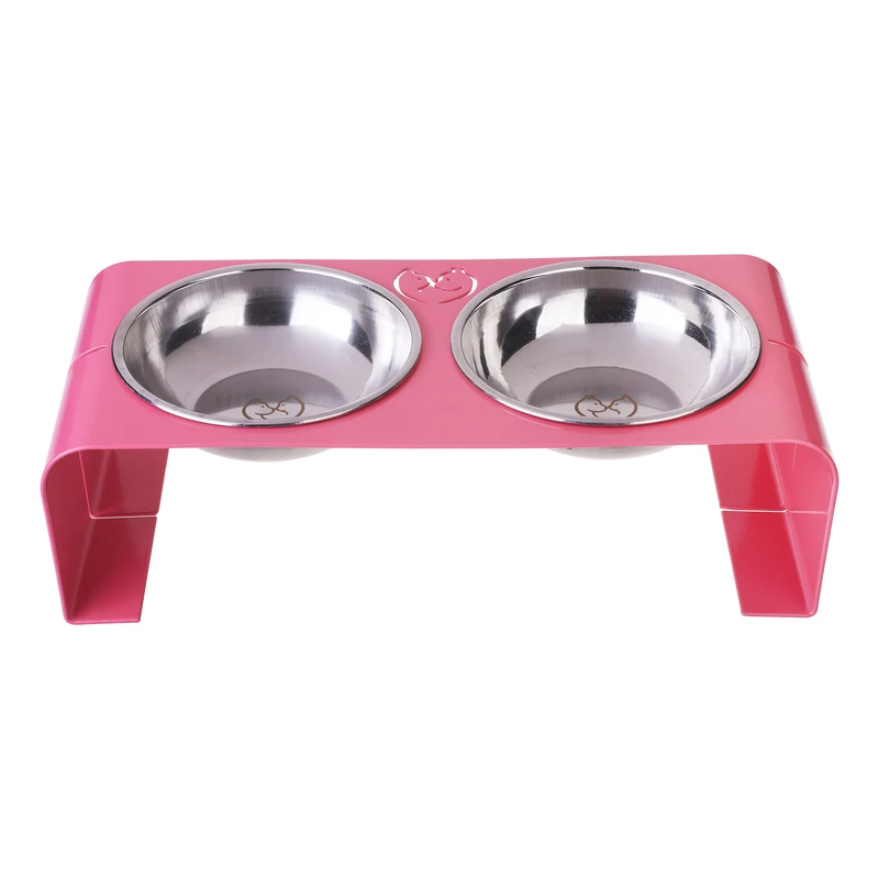 ظرف آب و غذا‌ی سگ و گربه طرح دوقلو مدل LA12