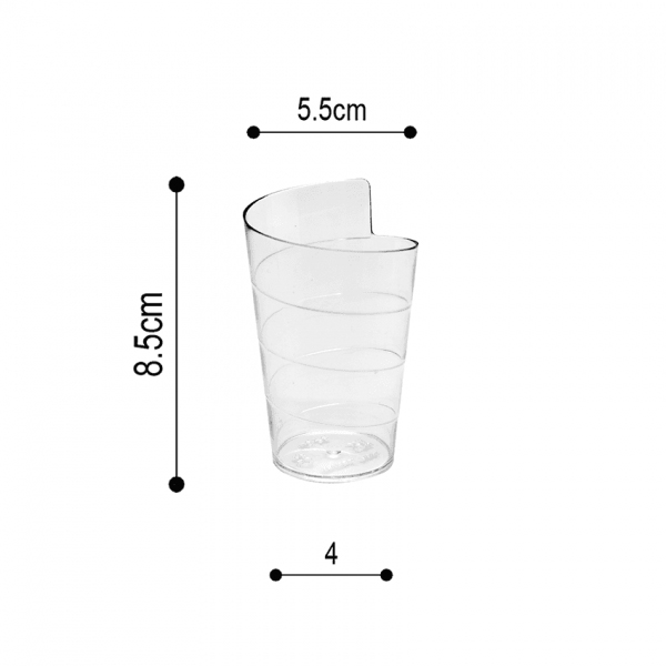لیوان یکبار مصرف مدل کولاک 100cc بسته 20 عددی