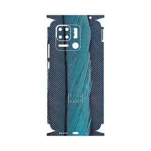MAHOOT Turquoise feathers-FullSkin Cover Sticker for Xiaomi Redmi 10 Power