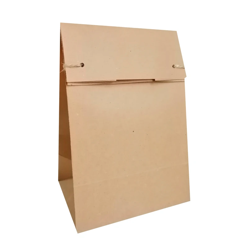 پاکت هدیه مدل کرافت تاشو مجموعه 12 عددی