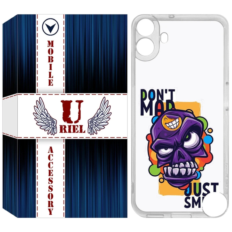 کاور یوریل مدل Clear کد 33 طرح Smile مناسب برای گوشی موبایل ناتینگ فون Nothing CMF Phone 1