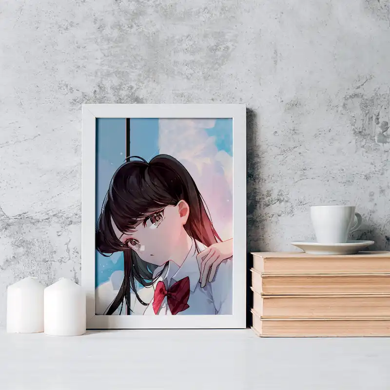 تابلو خندالو مدل انیمه کومی سان کد 16113