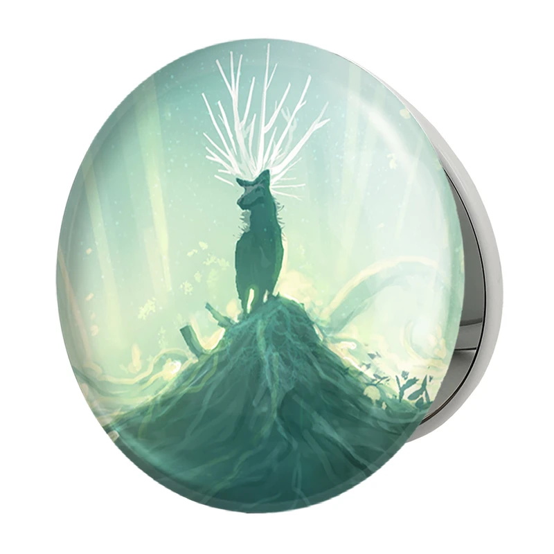 آینه جیبی خندالو طرح انیمه پرنسس مونونوکه (Mononoke) مدل تاشو کد 34100