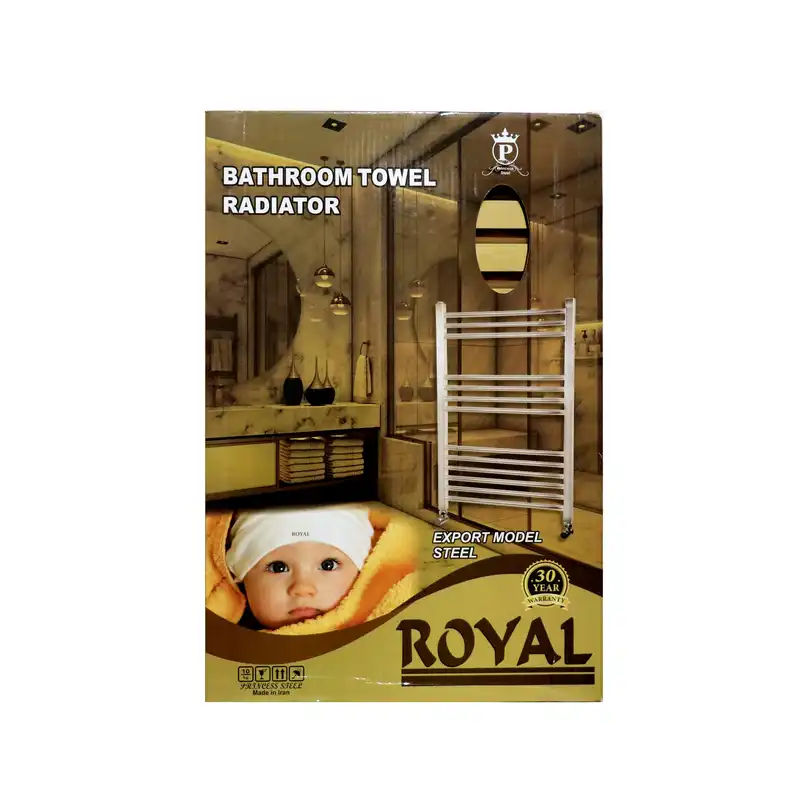 رادیاتور حوله خشک کن مدل فلت استیل 305royal
