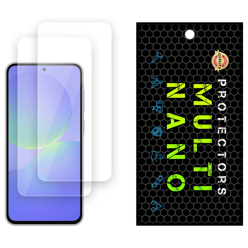 محافظ صفحه نمایش شفاف مولتی نانو مدل X-S2N مناسب برای گوشی موبایل سامسونگ Galaxy A36 بسته دو عددی