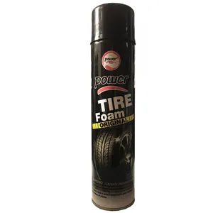 اسپری تمیز کننده لاستیک خودرو Power مدل Tire Foam حجم 650 میلی لیتر