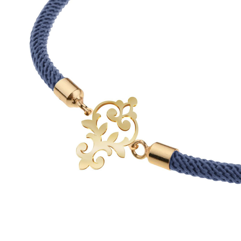 دستبند طلا 18 عیار زنانه مدوپد مدل اسلیمی کد D12-10629