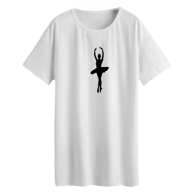 تی شرت لانگ زنانه مدل مینیمال کد 3