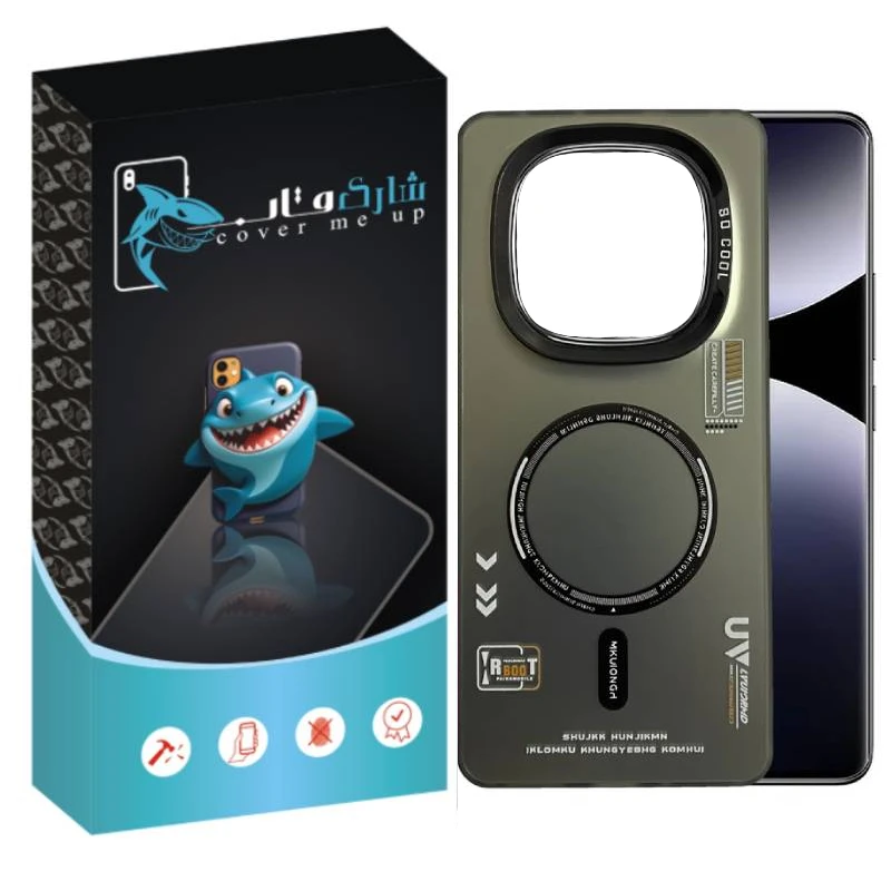 کاور شارک قاب مدل SO COOL طرح UV مناسب برای گوشی موبایل شیائومی Redmi Note 15 4G
