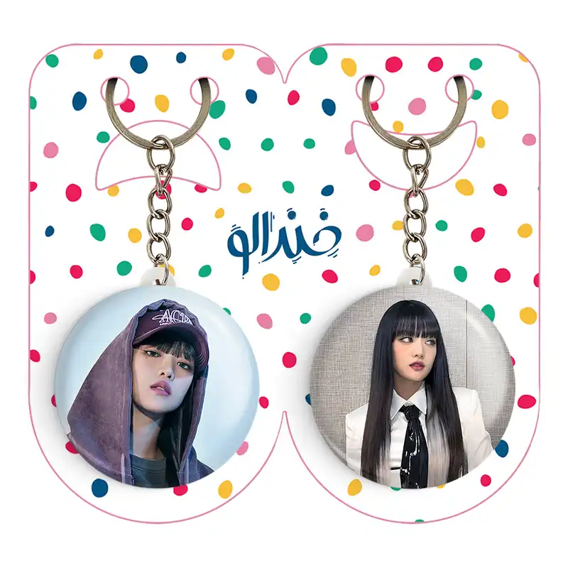 جاکلیدی خندالو مدل مینی گروه جی آیدل GIdle کد 1953619534 مجموعه 2 عددی