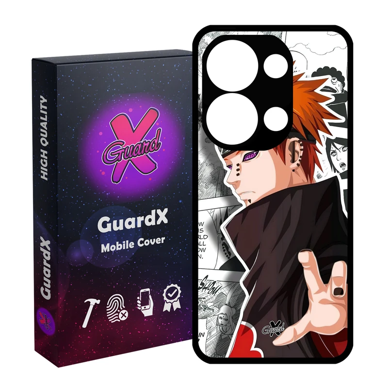 کاور گارد ایکس طرح Naruto Anime مدل Glass10554 مناسب برای گوشی موبایل شیائومی Poco X6 5G / Note 13 Pro 5G