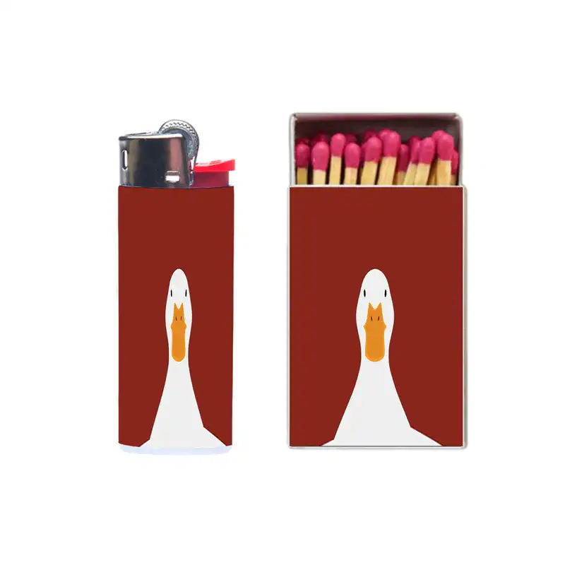 فندک مدل اردک کد 1519 به همراه کبریت