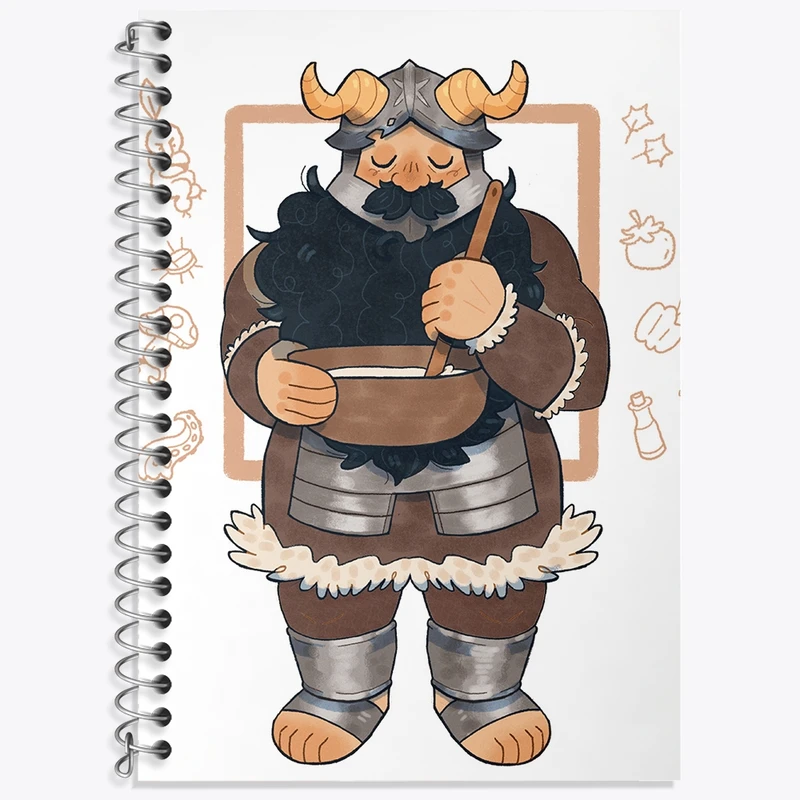 دفتر زبان 50 برگ خندالو مدل سه خط طرح سنشی انیمه خوشمزه در سیاه چال کد 35885