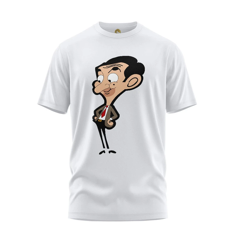 تی شرت آستین کوتاه زنانه هومرو مدل TW398 طرح مستر بین