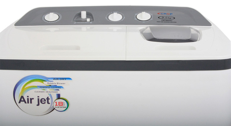 ماشین لباسشویی کروپ مدل CWT-9524AJ با ظرفیت 9.5 کیلوگرم