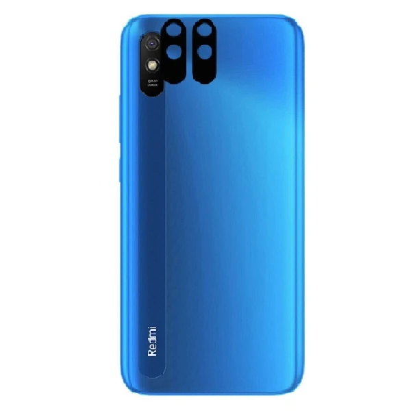  محافظ لنز دوربین مدل فلزی مناسب برای گوشی موبایل شیائومی Redmi 9i بسته 2 عددی