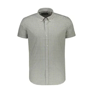 پیراهن آستین کوتاه مردانه کیکی رایکی مدل MBB20006-334
