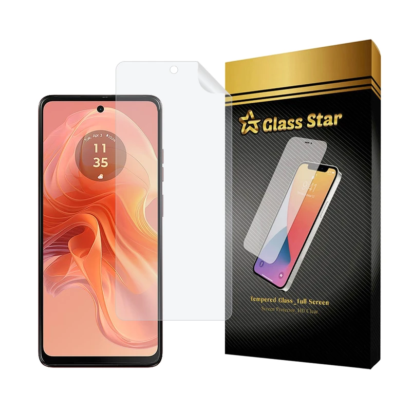 محافظ صفحه نمایش گلس استار مدل NANOJELS مناسب برای گوشی موبایل موتورولا Moto G04 4G
