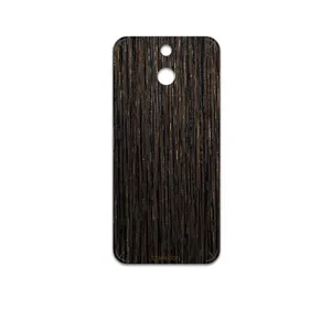 MAHOOT Dark-Gold-Stripes-Wood Cover Sticker for HTC One E8