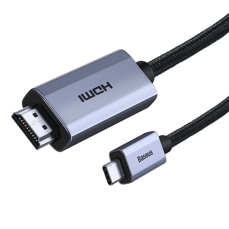 کابل تبدیل USB-C به HDMI باسئوس مدل wkgq010101