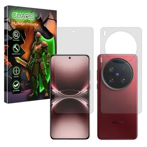 Guard Tough model transparent screen protector suitable for Vivo X200 Ultra mobile phone along with the back protector
