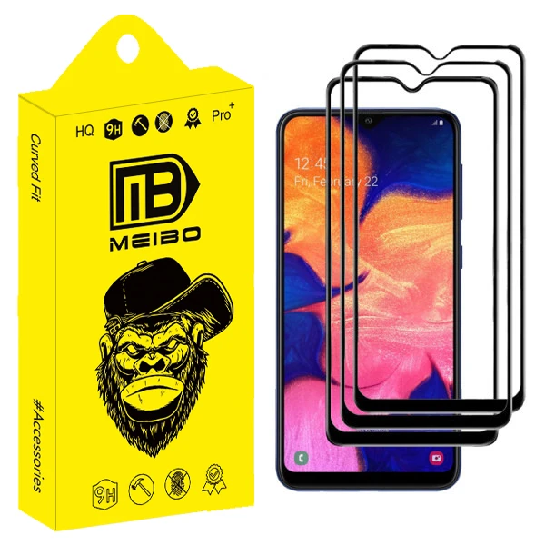 محافظ صفحه نمایش میبو مدل +MHD مناسب برای گوشی موبایل سامسونگ Galaxy A30 بسته سه عددی