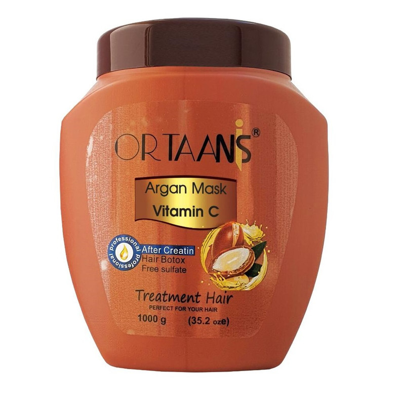 ماسک مو اورتانیس مدل آرگان حجم 100 میلی لیتر