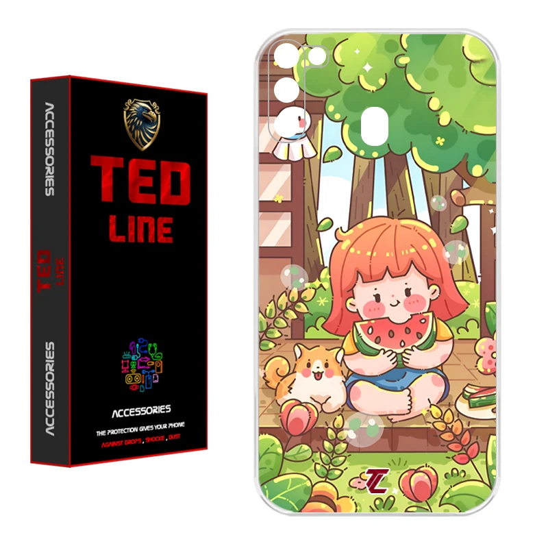 کاور تدلاین طرح دختر هندونه ای کد 1180 مناسب برای گوشی موبایل سامسونگ Galaxy A11