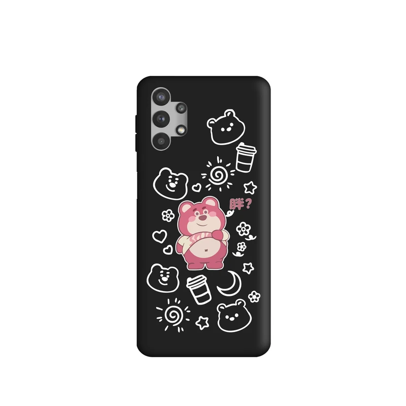 کاور طرح خرس قرمز کد t571 مناسب برای گوشی موبایل سامسونگ Galaxy A32 5g / M32 5g / A13 4g