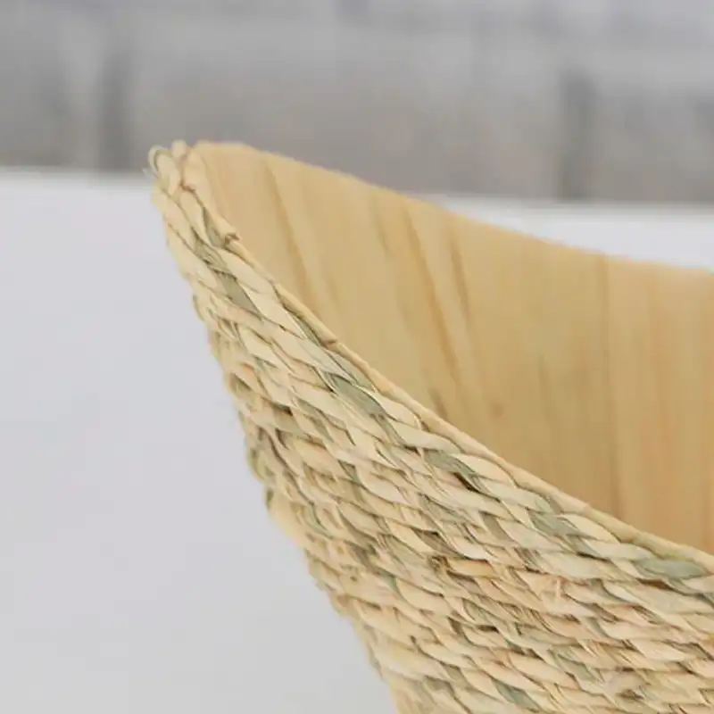 ظرف حصیری مدل قایقی