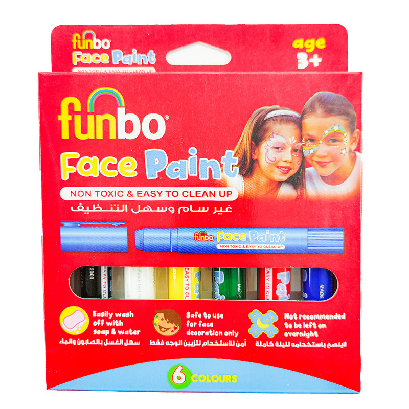 رنگ گریم صورت فانبو مدل FO-06 بسته 6 عددی رنگ گریم صورت فانبو مدل FO-06 بسته 6 عددی