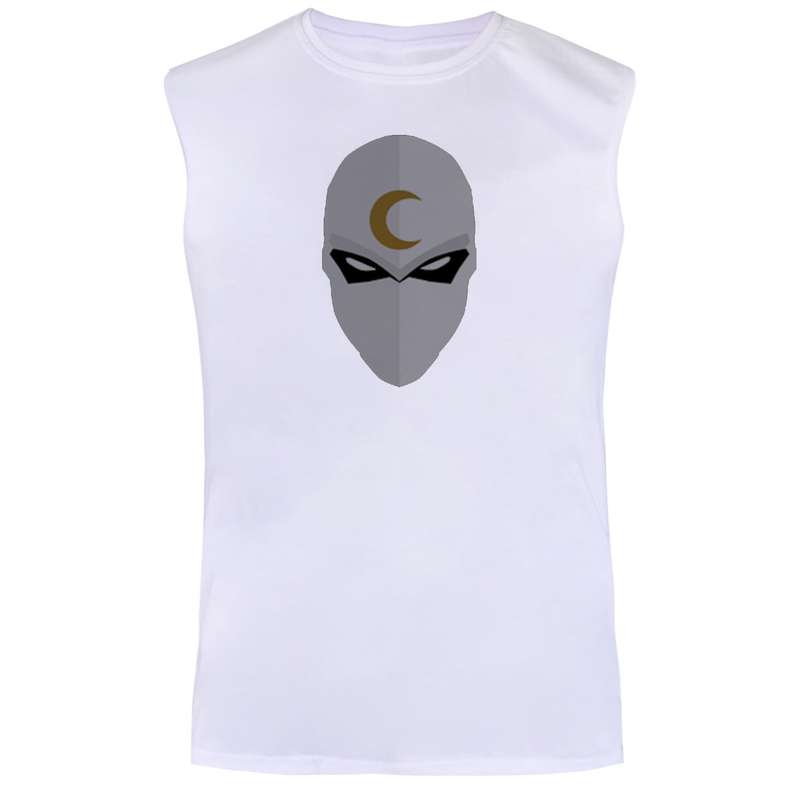 تاپ مردانه مدل Moon knight کد BA595 رنگ سفید