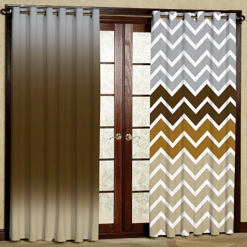 پرده مدل مخمل پانچی کد 1037a سایز 140x280 سانتی متر