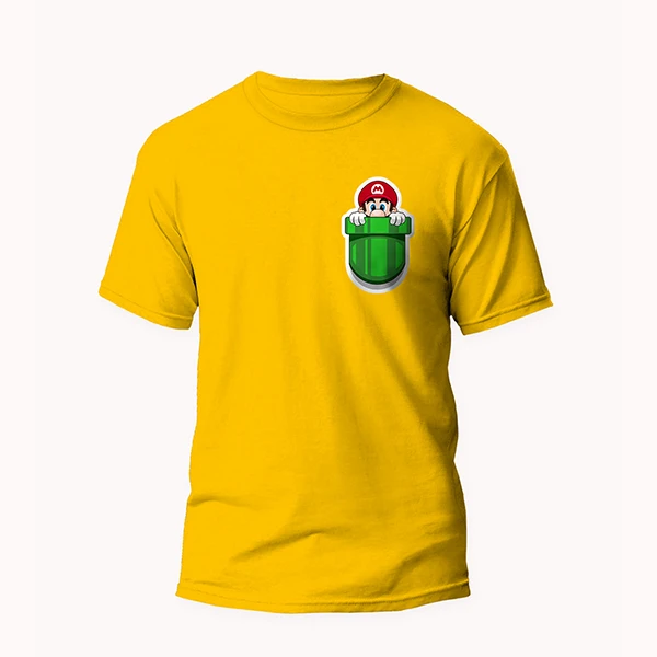 تی شرت آستین کوتاه مردانه مدل جیب قارچ خور کد mo034