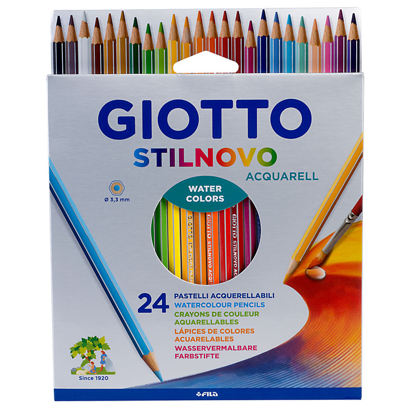 مداد آبرنگی 24 رنگ جیوتو کد 255800