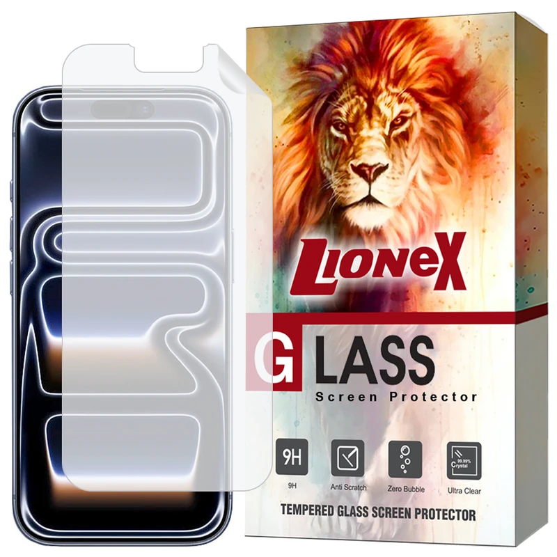 محافظ صفحه نمایش لایونکس مدل LNMF مناسب برای گوشی موبایل اپل iPhone 17 Pro