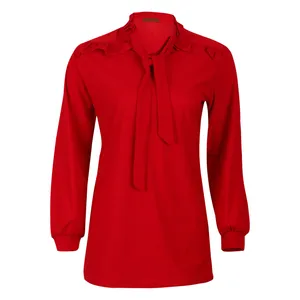 بلوز زنانه مدل رومیسا کد 2706 رنگ قرمز