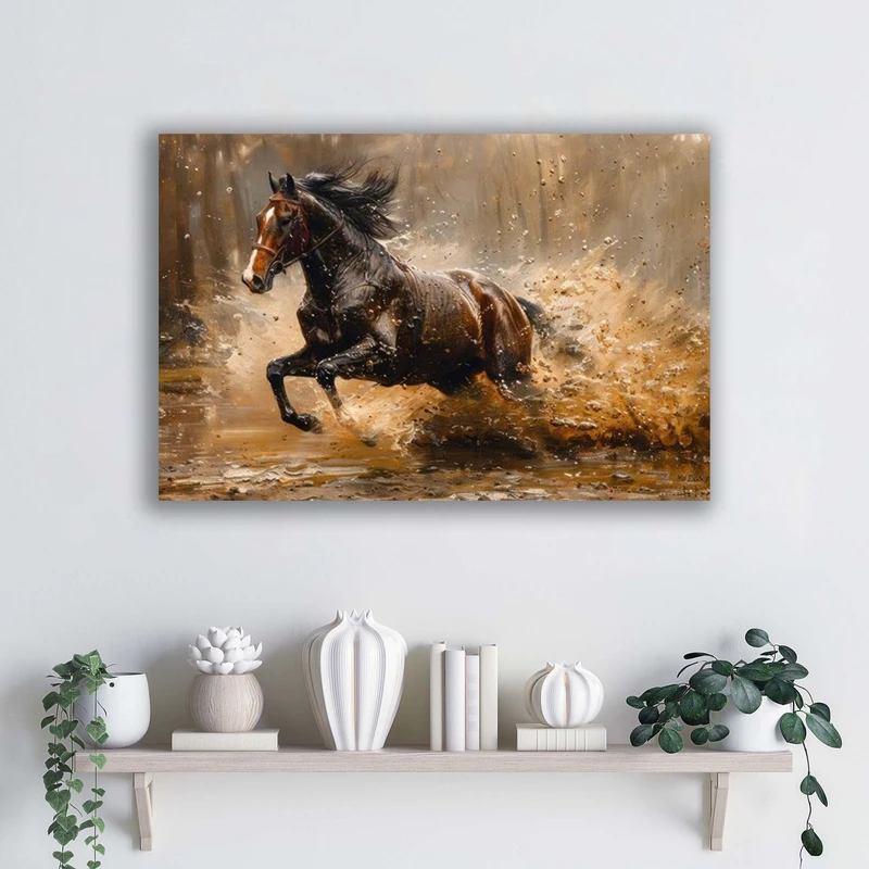 تابلو شاسی آتریسا طرح اسب مدل AThf052