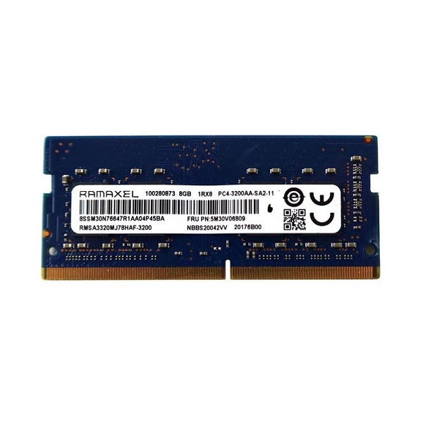 رم لپ تاپ DDR4 تک کاناله 3200 مگاهرتز CL22 رامکسل مدل PC4-3200AA ظرفیت 8 گیگابایت