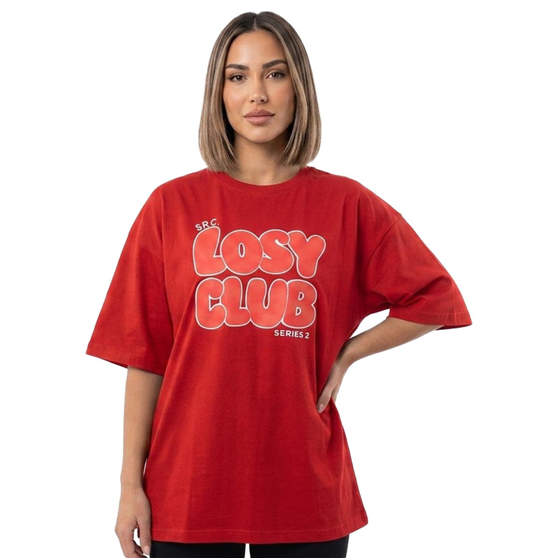 تی شرت لانگ زنانه پنبه مدل Losy Club
