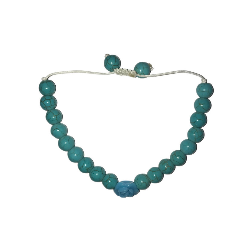 دستبند بچگانه مدل سنگ فیروزه کد S-367 دستبند بچگانه مدل سنگ فیروزه کد S-367