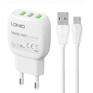 شارژر دیواری 15.5 وات الدینیو مدل A3315 به همراه کابل microUSB