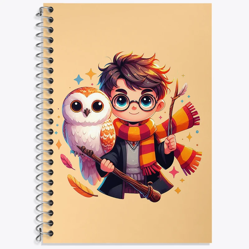 دفتر لغت 50 برگ خندالو طرح هری پاتر (Harry Potter) کد N2167