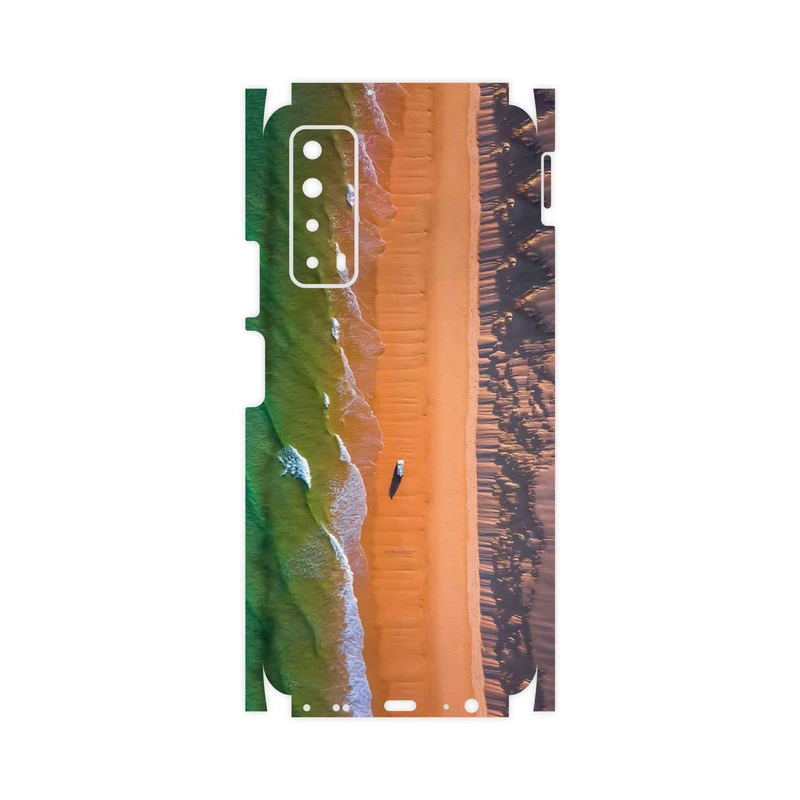 برچسب پوششی ماهوت مدل Beach and Green Sea-FullSkin مناسب برای گوشی موبایل هوآوی Y7a