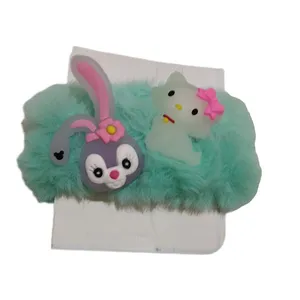 کش مو دخترانه مدل پولیش شب تاب کد 080 مجموعه 2 عددی