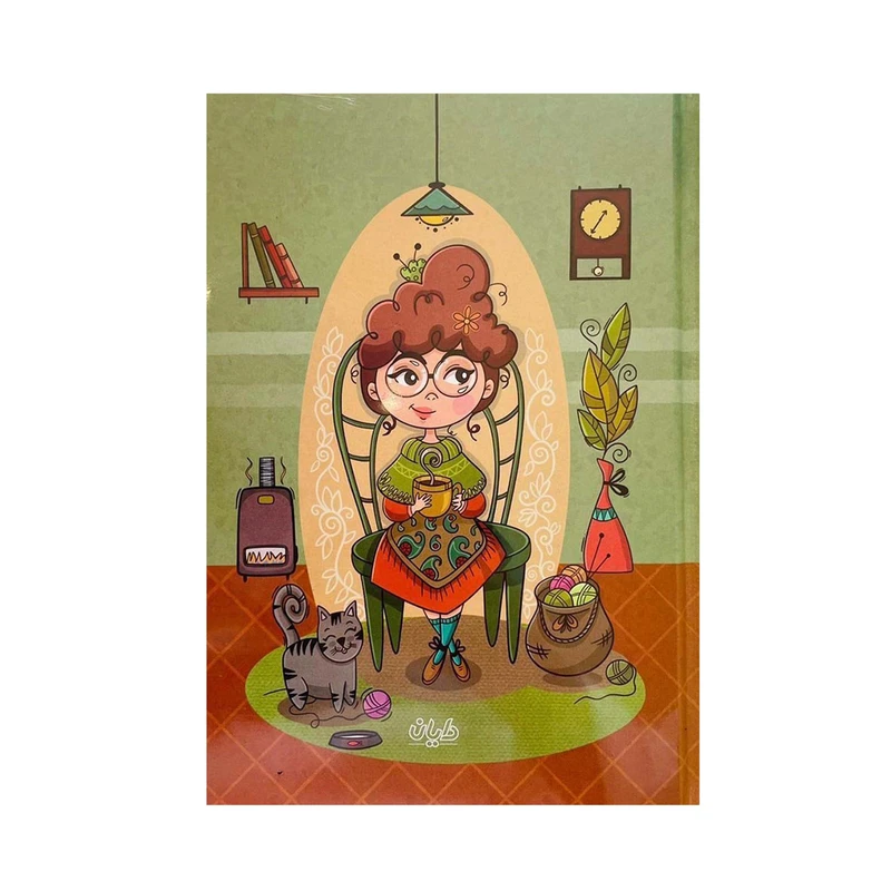 دفتر 100 برگ دایان مدل آنجل طرح بافنده