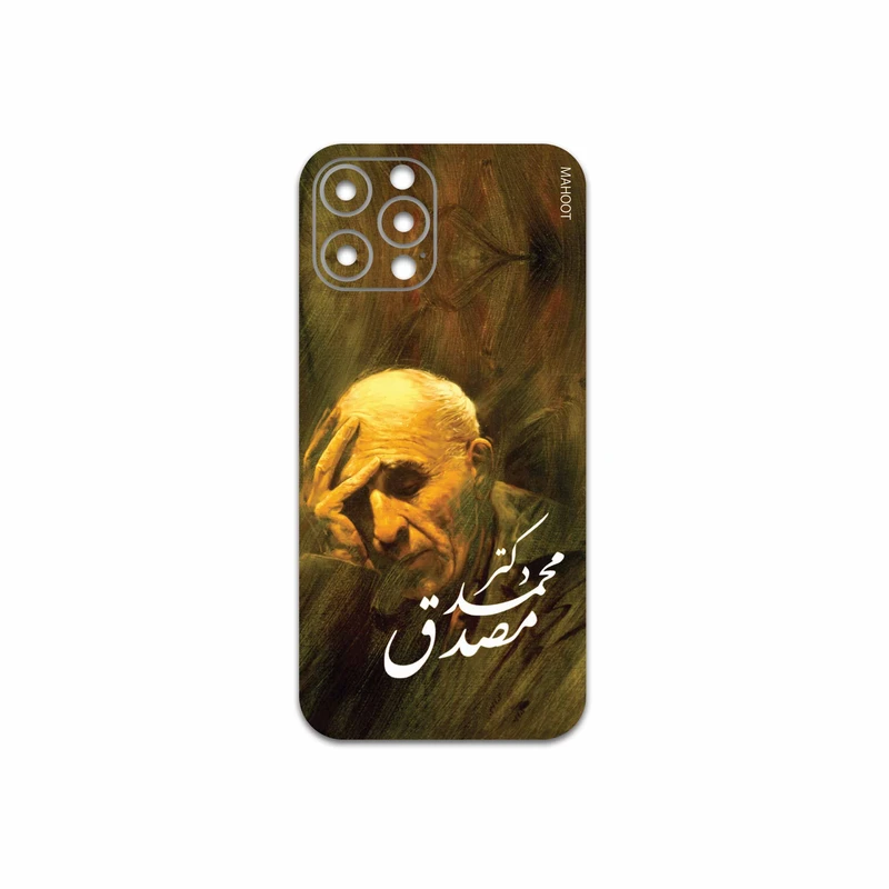 برچسب پوششی ماهوت مدل Dr-Mosadeq مناسب برای گوشی موبایل اپل iPhone 12 Pro Max