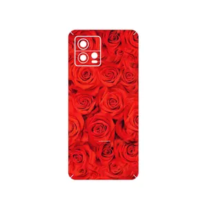 MAHOOT Red_Flower Cover Sticker for Motorola Moto G72