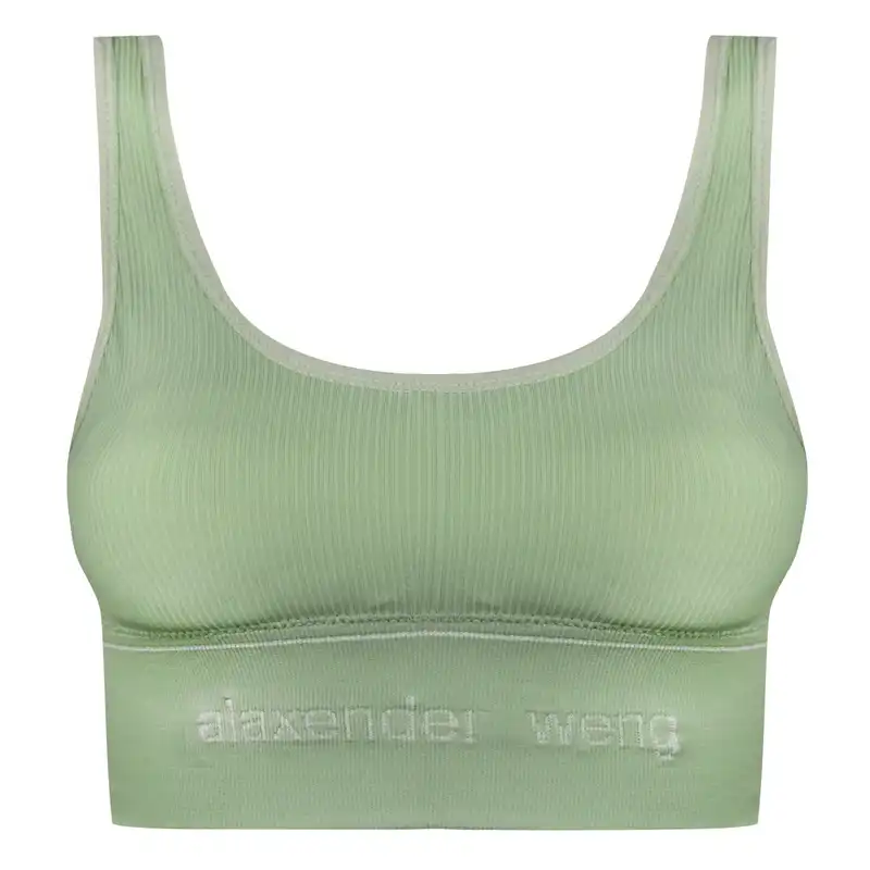 نیم تنه ورزشی زنانه ماییلدا مدل بدون فنر پددار کد 4559 رنگ سبز روشن